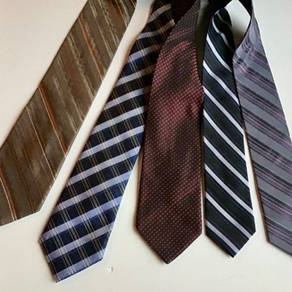 5 classy Calvin Klein all silk ties - Picture 4 of 7